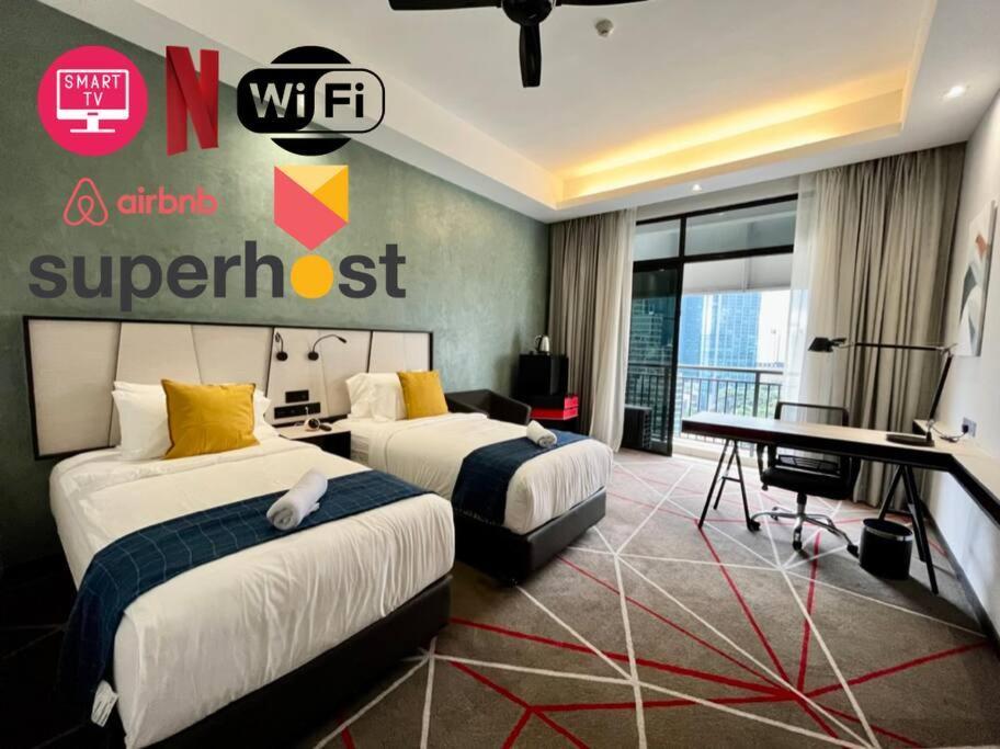 #23 Kl Towel View Twin Bed Suites @ Infinity Pool Kuala Lumpur Exterior photo